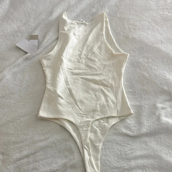 Nordstrom Cream Bodysuit - Picture 4 of 5